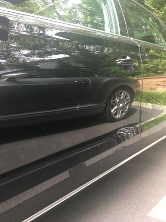 My Favorite. That is my Bentley, reflecting into my Audi A8.