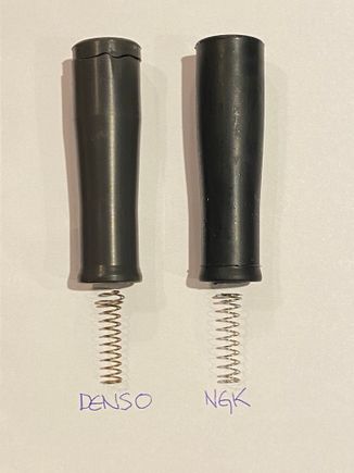 I elected not to use the NGK-supplied resistor springs for whatever reason.