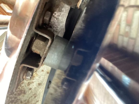Left / nearside bolts after the bumper had been put back on - don't think I messed it up...