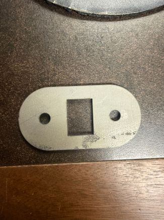 Steele check arm plate 