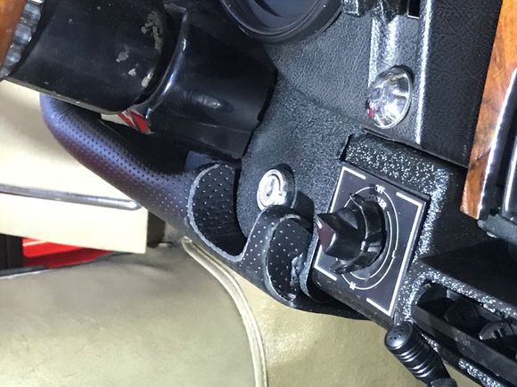 One view of my driver's storage tray.