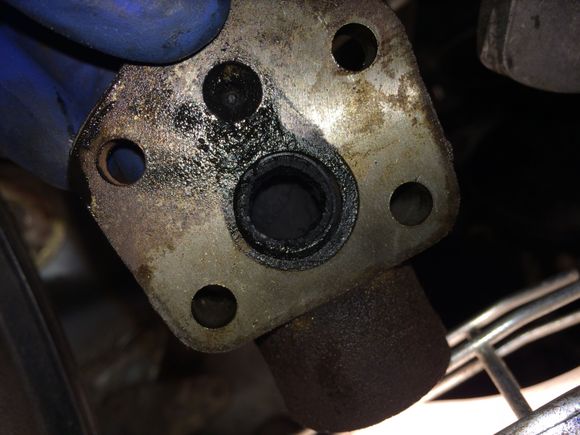 The dirty EGR adapter.