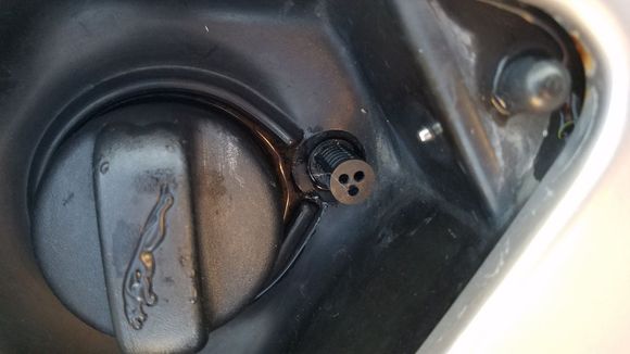 Jag fuel scupper after