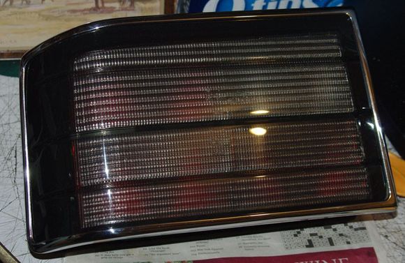 Lens assembly ready to fit to car