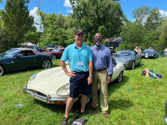 Donald Osborne with me at the JANE Concours, 2021
