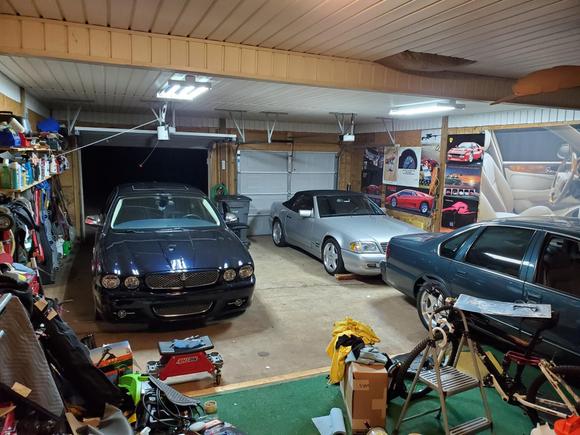 Messy garage
