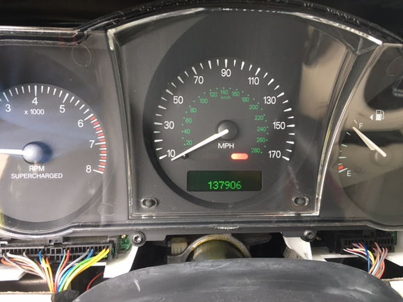 Mileage was saved!  No need to explain to the next owner...