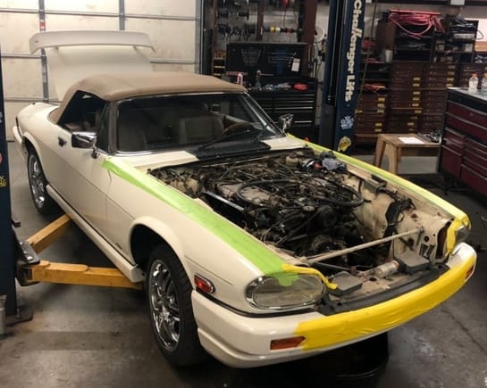 87 XJS Hess and Eisenhardt convertible with TWR kit.... Sharp!