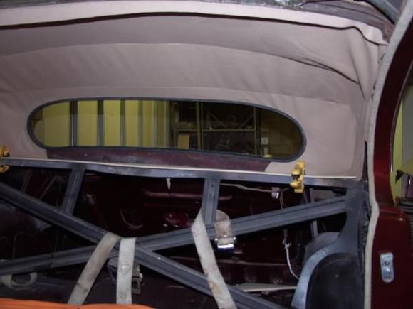 The car had no head lining so working out how it all should look like from pictures was a real pain in the royal