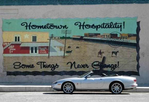 South Texas Road Trip - Next to Giddings mural