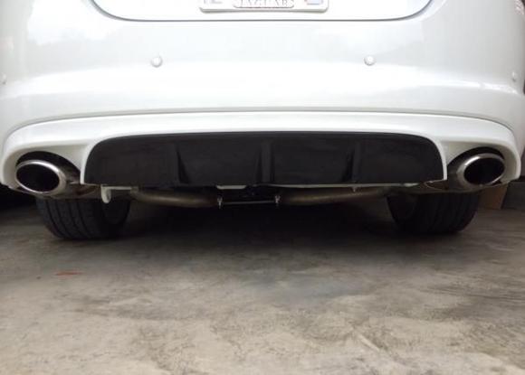 New XFR rear diffuser - back view