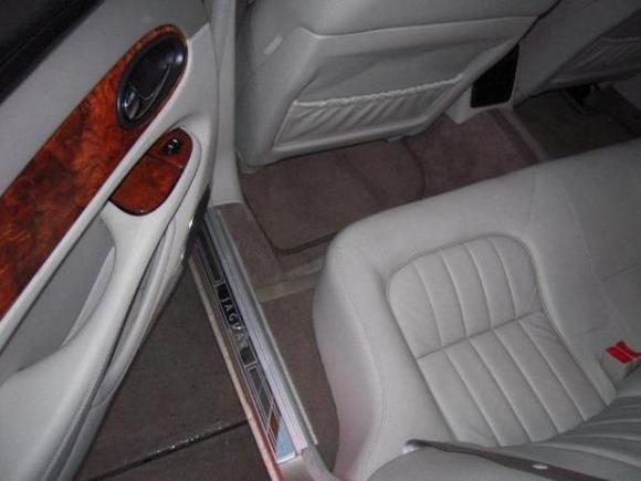notice the near match with the existing channel which runs from the rear door sill to under the rear seat