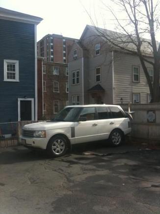 XKR giveing the Rover a rest.