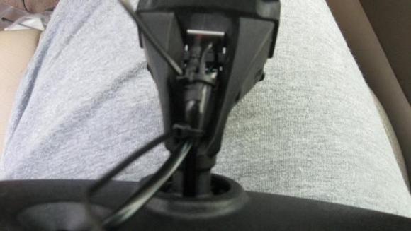 Wires in back