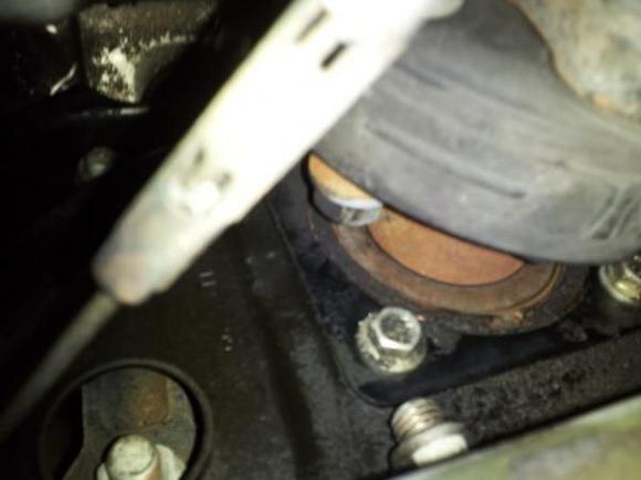 Here is my rear pinion seal. Am thinking it will probably have to be replaced. I pulled the breather on the top of the diff and blew it out. It did not seem to be plugged. Am thinking the seal just dried out from sitting.