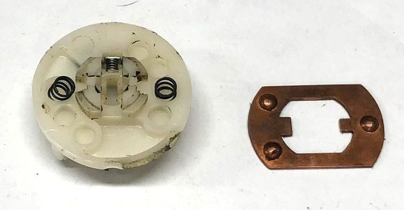 Rotor with copper plate detached
