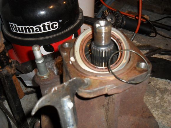 And the old oil seal and spring.