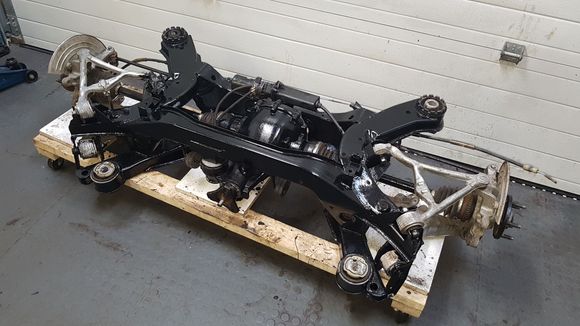 Th sub frame out, ready to reinstall.