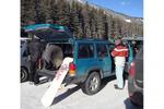 The Real Teal hits the slopes