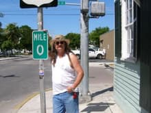 US #1 Milemarker 0 Key West Florida