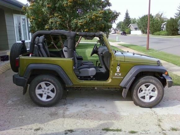 first time with the roof and doors off