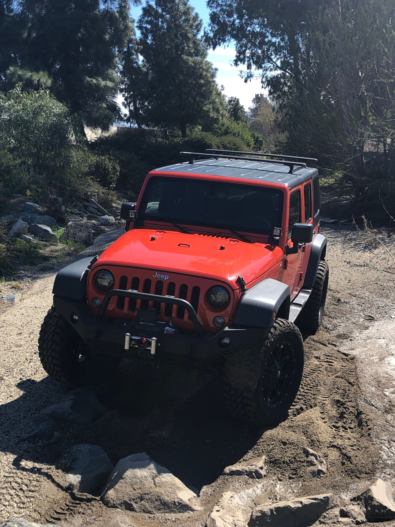 2015 Jeep Wrangler - Ready to go anywhere jku in excellent condition. - Used - VIN 1C4BJWDGXFL699189 - 92,000 Miles - 6 cyl - 4WD - Automatic - SUV - Orange - Murrieta, CA 92563, United States
