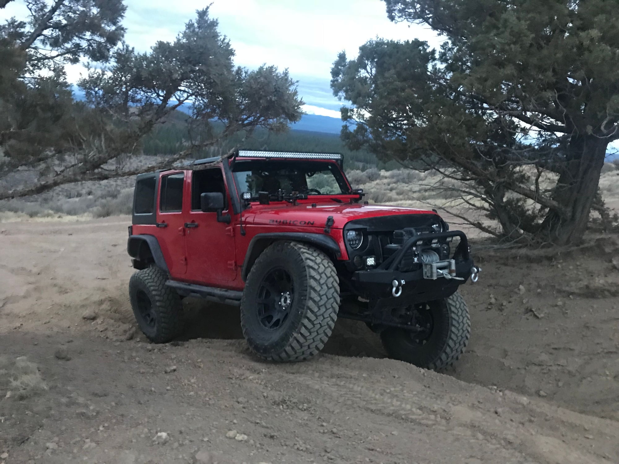2015 Jeep Wrangler - 2015 Wrangler Unlimited Rubicon - Used - VIN 1c4bjwfg6fl757442 - 31,000 Miles - 6 cyl - Automatic - Red - Bend, OR 97702, United States