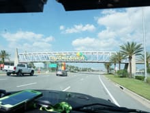 Arriving to Daytona for Jeep Beach