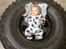 Reilly in tire