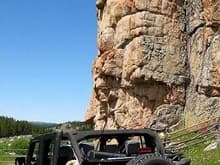 Jeep at &quot;jaws trail&quot; wyoming