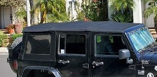 Exterior Body Parts - JK Soft Top with hardware - Bestop Twill - Used - Mission Viejo, CA 92692, United States