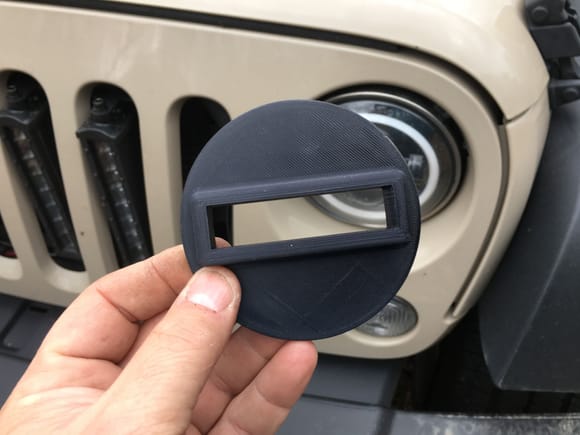 3D printed black out turn signal covers