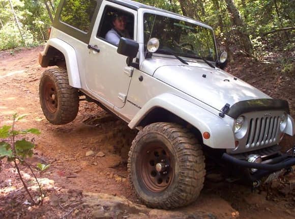 goin down jeep eater at barnwell mountain texas