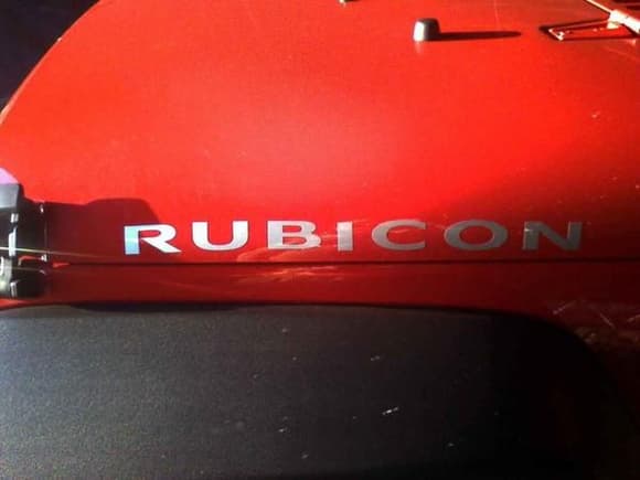 What font is this?  2008 JK Rubicon.