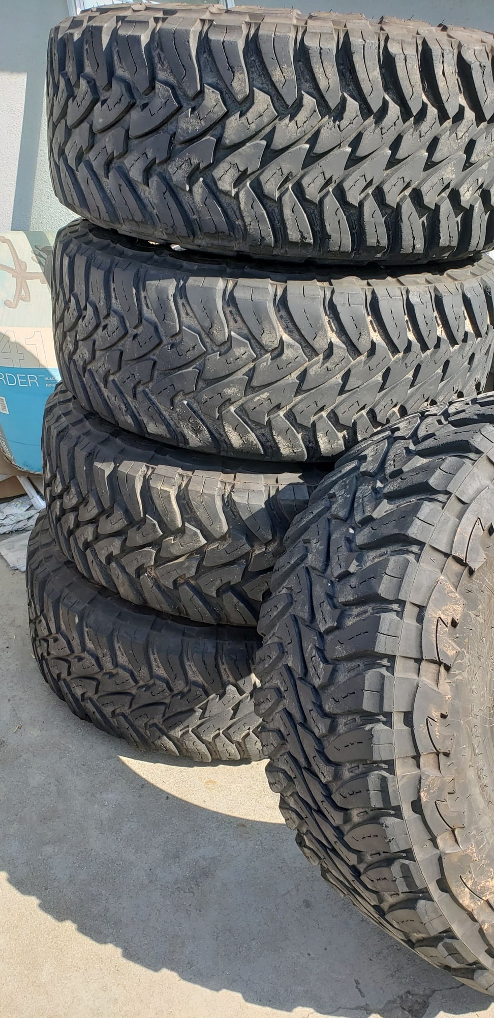 Wheels and Tires/Axles - 5 toyo 37 inch tires SoCal - Used - Whittier, CA 90601, United States