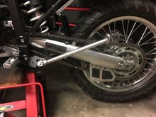 Ground the stops on the kickstand for more ground clearance and to look a little less foo foo.