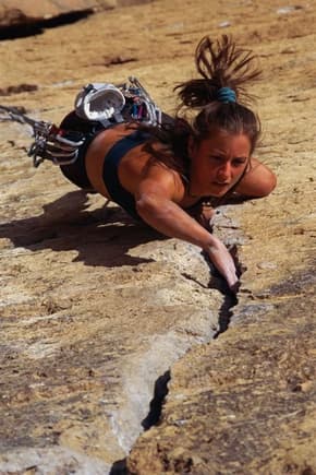 Stacy cranking it out! Joshua Tree National Park 1998