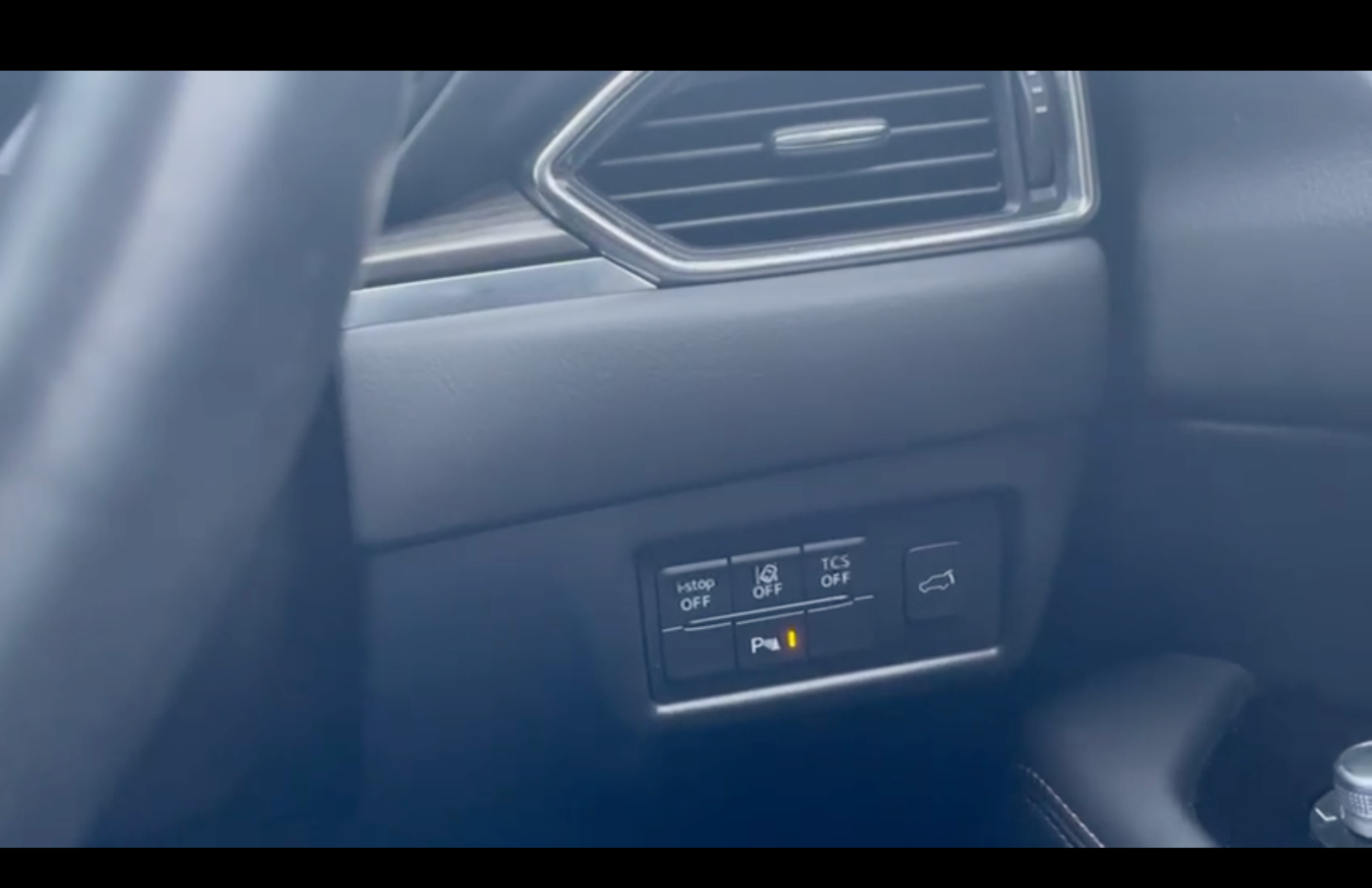 Parking sensors switched on