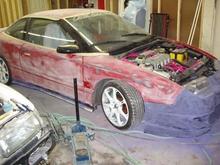 Getting prepped for the paint