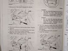 Continuation of power steering system flushing