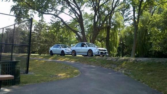 Mazda with friends wrx :)