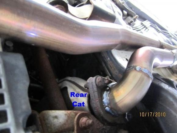 NEW Pipe After Rear Pre-Cat.