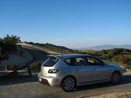 The notorious corkscrew in the background.