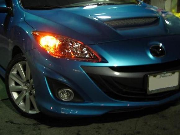 Mazdaspeed OE 18" Rims (gen1) with Blizzak LM-60 snow tires for the winter.