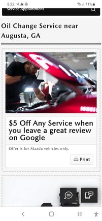 I know reviews are increasingly unreliable, but this incentive for a "great review" is disturbing. Is this a common practice at Mazda dealerships or is mine being more "creative"?🤔