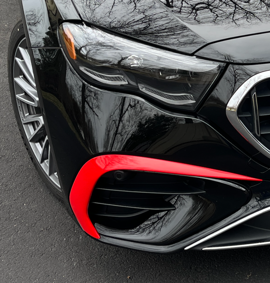 3M wrap on E53 spoiler.