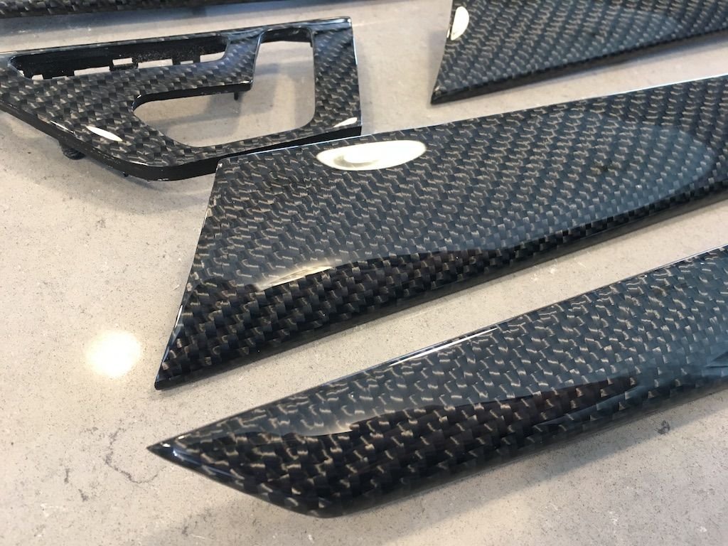 FS W204 9 piece carbon fiber interior trim set Forums