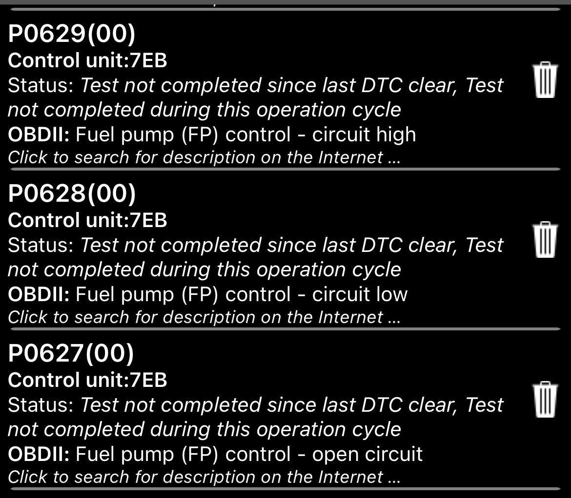 Fuel pump failure? Forums