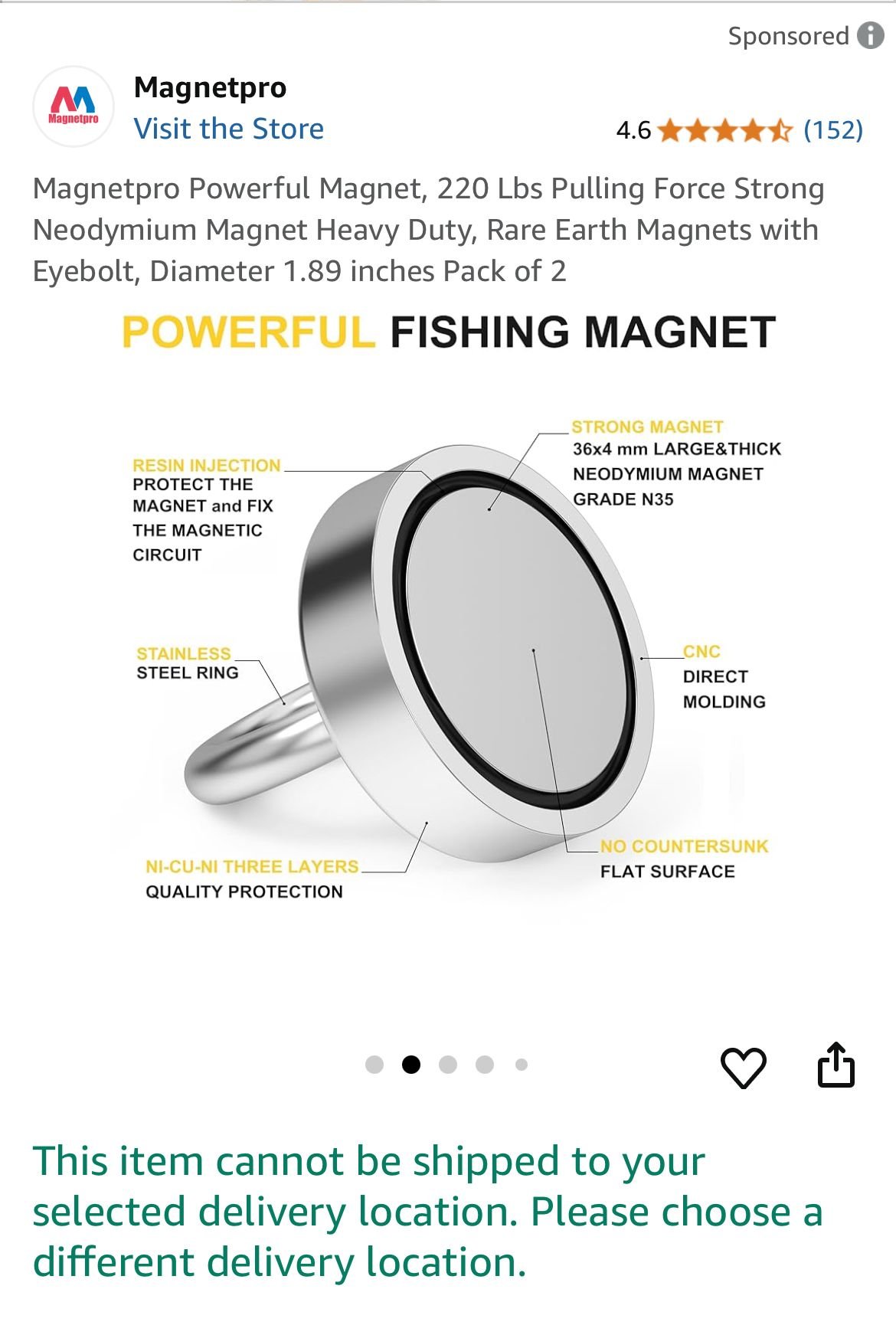 Ultra strong magnet