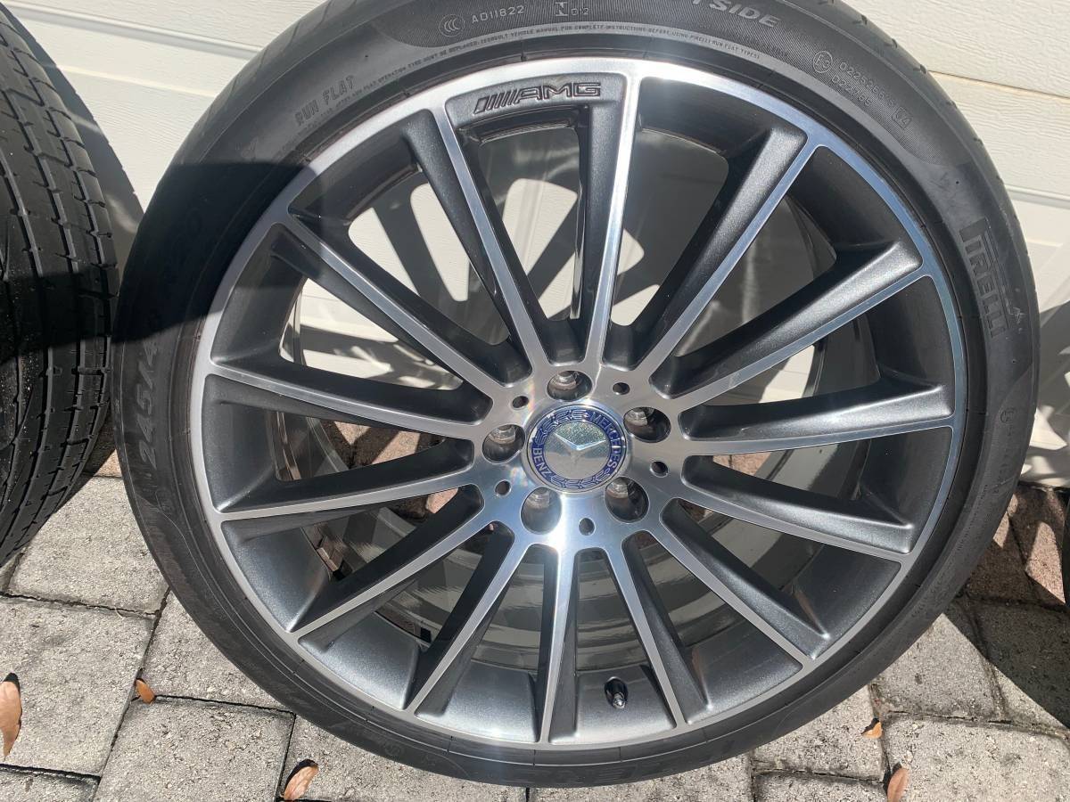Wheels and Tires/Axles - Mercedes AMG wheels tires - $1,200 - Used - -1 to 2025  All Models - Portland, OR 97035, United States